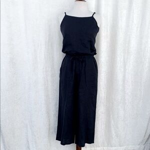 Journal Standard Navy Women's Linen Jumpsuit